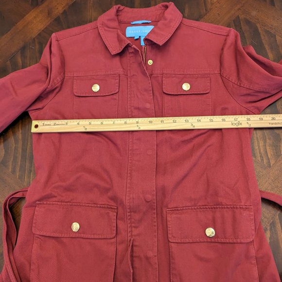 Draper James Cotton Twill Field Utility Jacket - Picture 7 of 10